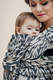 WRAP-TAI carrier Toddler with hood/ jacquard twill / 100% cotton / TIGER BLACK & BEIGE 2.0 #babywearing