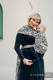 Fular, tejido jacquard (100% algodón) - TIGER NEGRO & BEIGE - talla L #babywearing