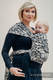 Baby Wrap, Jacquard Weave (100% cotton) - TIGER BLACK & BEIGE 2.0 - size XS #babywearing
