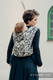 Żakardowa chusta do noszenia dzieci, bawełna - TYGRYS CZARNY Z BEŻEM 2.0 - rozmiar L #babywearing
