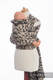 WRAP-TAI portabebé Mini con capucha/ jacquard sarga/100% algodón/ TIGER NEGRO & BEIGE #babywearing