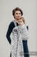 Baby Wrap, Jacquard Weave (100% cotton) - GIRAFFE DARK BROWN & CREME - size L #babywearing