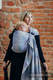 RingSling, Diamantwebung (100% Baumwolle), Raffung an den Ringen - DIAMOND ILLUSION LIGHT - long 2.1m (grad B) #babywearing