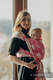 Baby Wrap, Jacquard Weave (100% cotton) - SWEETHEART PINK and CREME 2.0 - size M (grade B) #babywearing