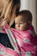 Żakardowa chusta do noszenia dzieci, bawełna - SERDUSZKA RÓŻ z KREMEM 2.0 - rozmiar XS #babywearing