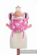 Lenny Buckle Onbuhimo baby carrier, standard size, jacquard weave (100% cotton) - SWEETHEART PINK & CREME 2.0 #babywearing