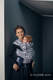 WRAP-TAI portabebé Toddler con capucha/ jacquard sarga/100% algodón/ ZEBRA GRAFITO & BLANCO #babywearing