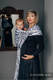 Fular, tejido jacquard (100% algodón) - ZEBRA GRAFITO & BLANCO - talla M #babywearing