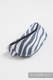 Waist Bag made of woven fabric, (100% cotton) - ZEBRA GRAPHITE & WHITE #babywearing