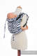 Lenny Buckle Onbuhimo baby carrier, standard size, jacquard weave (100% cotton) - ZEBRA GRAPHITE & WHITE #babywearing