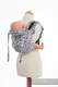 Nosidło Klamrowe ONBUHIMO z tkaniny żakardowej (100% bawełna), rozmiar Standard - GEPARD CIEMNY BRĄZ Z BIAŁYM #babywearing