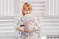 Puppentragehilfe, hergestellt vom gewebten Stoff (100% Baumwolle) - COLORS OF LIFE (grad B) #babywearing