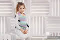 Puppentragehilfe, hergestellt vom gewebten Stoff (100% Baumwolle) - LITTLE HERRINGBONE IMPRESSION  #babywearing