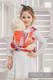 Doll Sling, Jacquard Weave, 100% cotton - DRAGON ORANGE & RED #babywearing