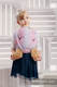 Doll Sling, Jacquard Weave, 100% cotton - LITTLE LOVE - HAZE #babywearing
