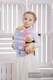 Puppentragehilfe, hergestellt vom gewebten Stoff (100% Baumwolle) - RAINBOW LACE (grad B) #babywearing