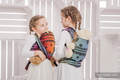 Fular portamuñecos, tejido jacquard, 100% algodón - RAINBOW LACE DARK #babywearing