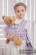 Żakardowa chusta dla lalek, 100% bawełna - KOLORY FANTAZJI #babywearing