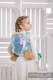 Doll Sling, Jacquard Weave, 100% cotton - DRAGON GREEN & BLUE  #babywearing