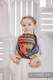 Żakardowa chusta dla lalek, 100% bawełna - TĘCZOWA KORONKA DARK #babywearing