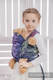 Żakardowa chusta dla lalek, 100% bawełna - PŁATKI DALII #babywearing