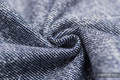 Tragetuch, Jacquardwebung (100% Baumwolle) - DENIM BLUE - Größe XL #babywearing