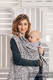 Cardigan long - taille 2XL/3XL - Cheetah Marron Foncé & Blanc #babywearing