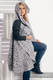 Cardigan long - taille 2XL/3XL - Cheetah Marron Foncé & Blanc #babywearing