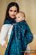 Ringsling, Jacquard Weave (100% cotton) - with gathered shoulder - COLORS OF NIGHT - long 2.1m (grade B) #babywearing