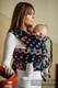 WRAP-TAI carrier Toddler with hood/ jacquard twill / 100% cotton / POLKA DOTS RAINBOW DARK  #babywearing
