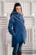 Asymmetrischer Fleece Pullover für Frauen - Größe S - Blau #babywearing