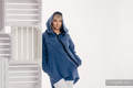 Asymetryczna Bluza Polarowa Damska - rozmiar S - Niebieska #babywearing
