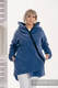 Asymmetrical Fleece Hoodie for Women - size L - Blue (grade B) #babywearing