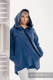 Asymetryczna Bluza Polarowa Damska - rozmiar M - Niebieska (drugi gatunek) #babywearing