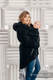 Asymmetrical Fleece Hoodie for Women - size XL - Black #babywearing