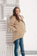 Asymmetrischer Fleece Pullover für Frauen - Größe XL - Cafe Latte #babywearing