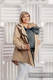 Asymmetrischer Fleece Pullover für Frauen - Größe S - Cafe Latte (grad B) #babywearing