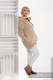 Asymmetrical Fleece Hoodie for Women - size M - Cafe Latte #babywearing