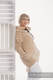 Chaqueta polar asimétrica con capucha para mujer - talla L - Cafe Latte (Grado B) #babywearing