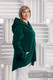 Asymetryczna Bluza Polarowa Damska - rozmiar XXL - Ciemna Zieleń #babywearing