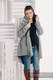 Asymmetrical Fleece Hoodie for Women - size L - Grey #babywearing