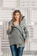 Asymmetrischer Fleece Pullover für Frauen - Größe S -  Grau (grad B) #babywearing