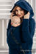 Asymmetrischer Fleece Pullover für Frauen - Größe M - Dunkelblau (grad B) #babywearing