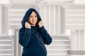 Asymetryczna Bluza Polarowa Damska - rozmiar XL - Granatowa #babywearing