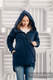 Asymetryczna Bluza Polarowa Damska - rozmiar L - Granatowa #babywearing