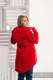 Sweat à capuche asymétrique pour femme - Taille L - Rouge #babywearing