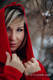 Asymmetrical Fleece Hoodie for Women - size L - Red #babywearing