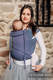 WRAP-TAI carrier Toddler with hood/ jacquard twill / 60% cotton, 40% bamboo / LITTLE LOVE - AQUA #babywearing