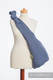 Hobo Bag made of woven fabric, 60% cotton, 40% bamboo - LITTLE LOVE - AQUA #babywearing