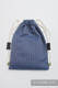 Sackpack made of wrap fabric (60% cotton, 40% bamboo) - LITTLE LOVE - AQUA - standard size 32cmx43cm #babywearing